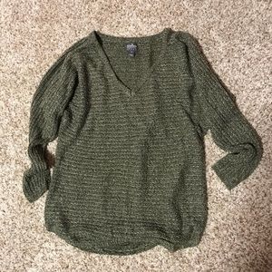 NY&C Green Knit Sweater